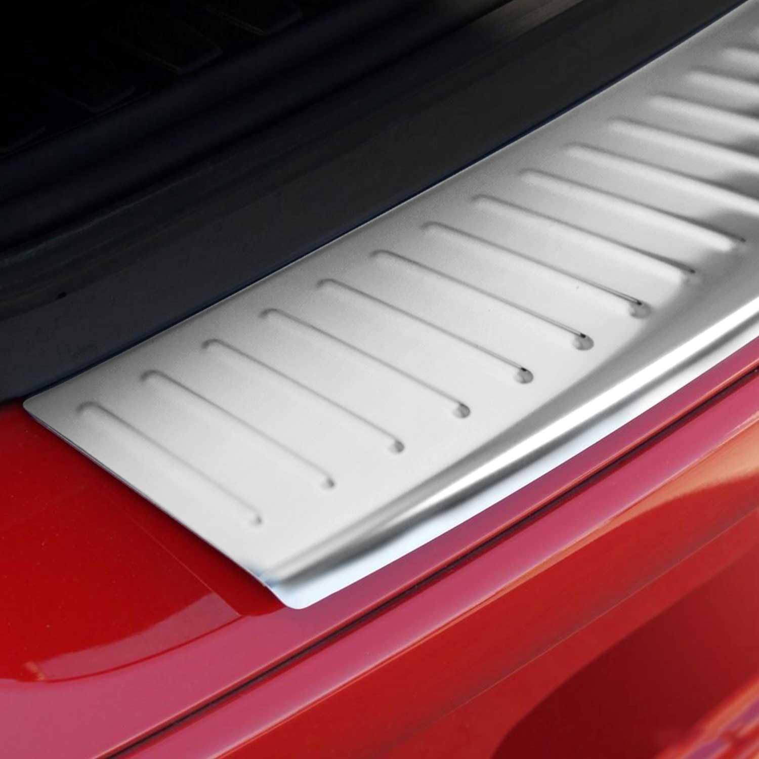 Ladekantenschutz Stoßstangenschutz kompatibel mit BMW 1er E87 5tür 2004-11 Edelstahl Chrom Ladekantenschutz Stoßstangenschutz kompatibel mit BMW 1er E87 5tür 2004-11 Edelstahl Chrom von OMAC