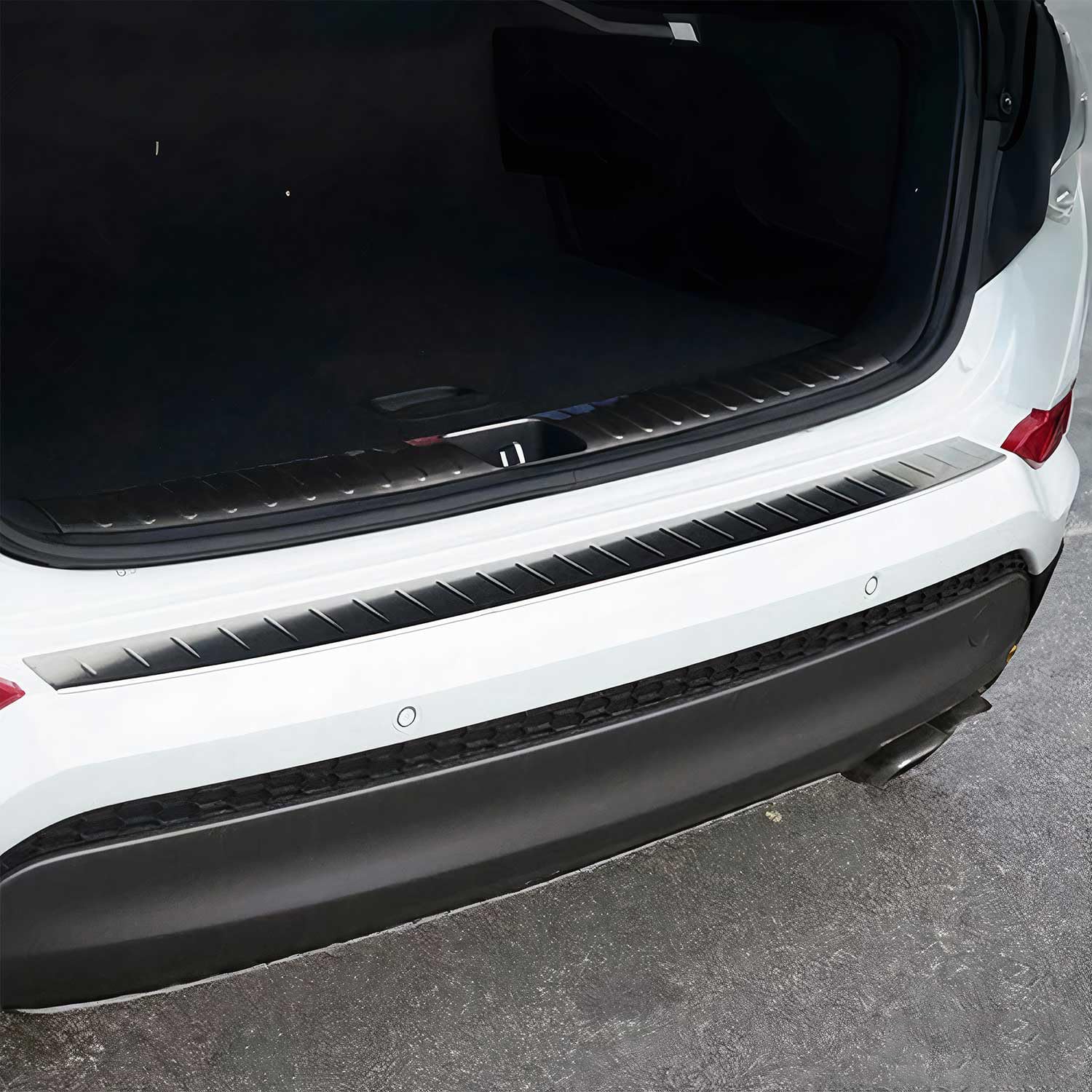 OMAC Ladekantenschutz Stoßstangenschutz kompatibel mit Hyundai Tucson 2015-2018 Chrom Gebürstet OMAC Ladekantenschutz Stoßstangenschutz kompatibel mit Hyundai Tucson 2015-2018 Chrom Gebürstet von OMAC