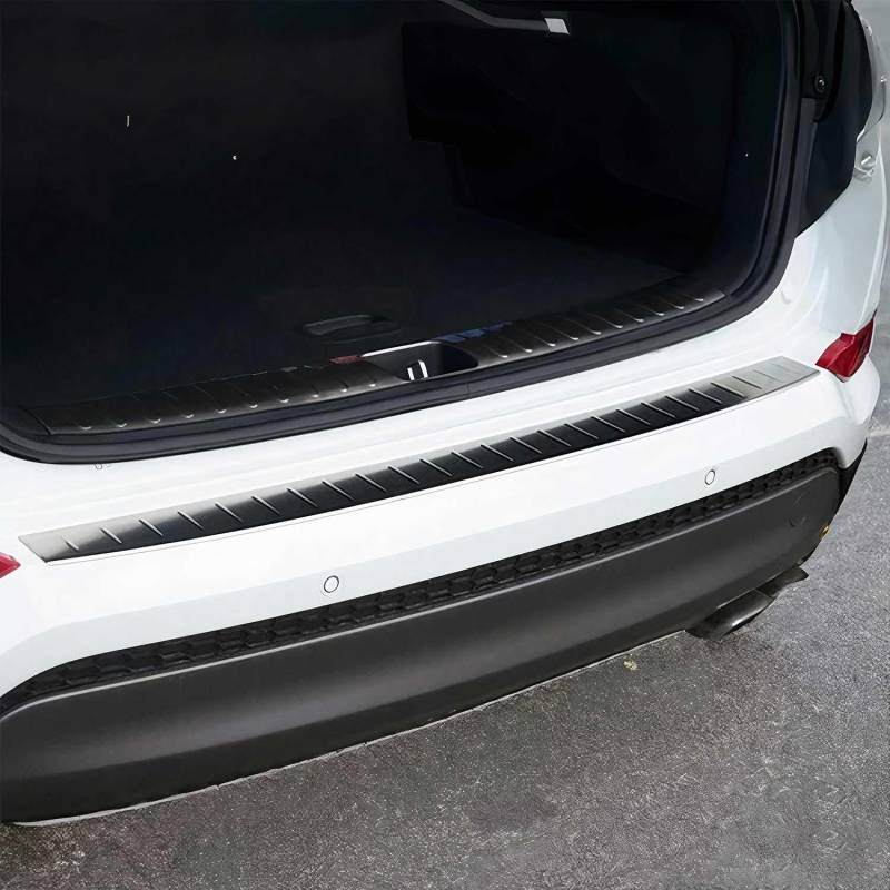 OMAC Ladekantenschutz Stoßstangenschutz kompatibel mit Hyundai Tucson 2015-2018 Chrom Gebürstet von OMAC