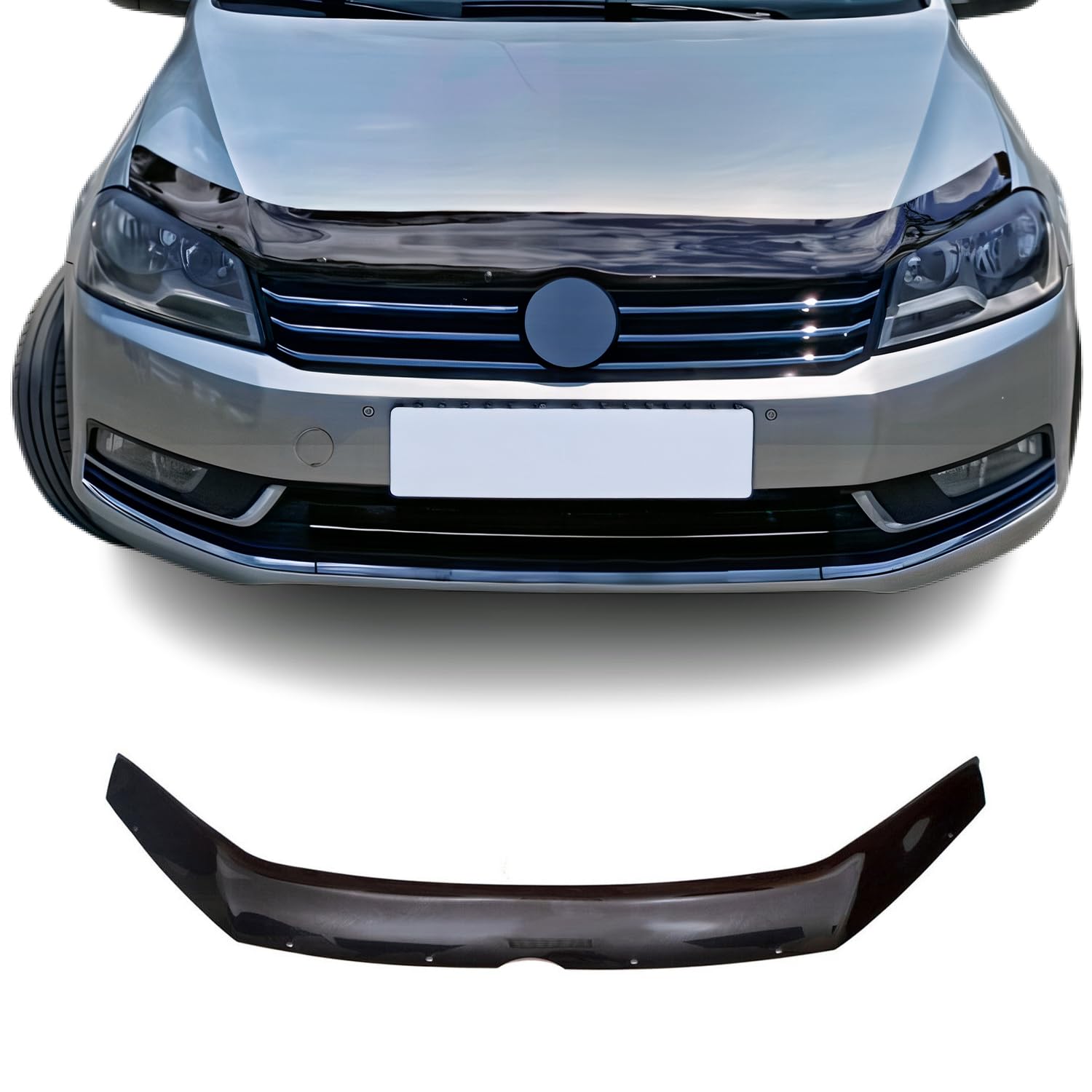 OMAC Motorhaube Deflektor Insekten Steinschlagschutz kompatibel mit VW Passat 2011-2015 Dunkel OMAC Motorhaube Deflektor Insekten Steinschlagschutz kompatibel mit VW Passat 2011-2015 Dunkel von OMAC