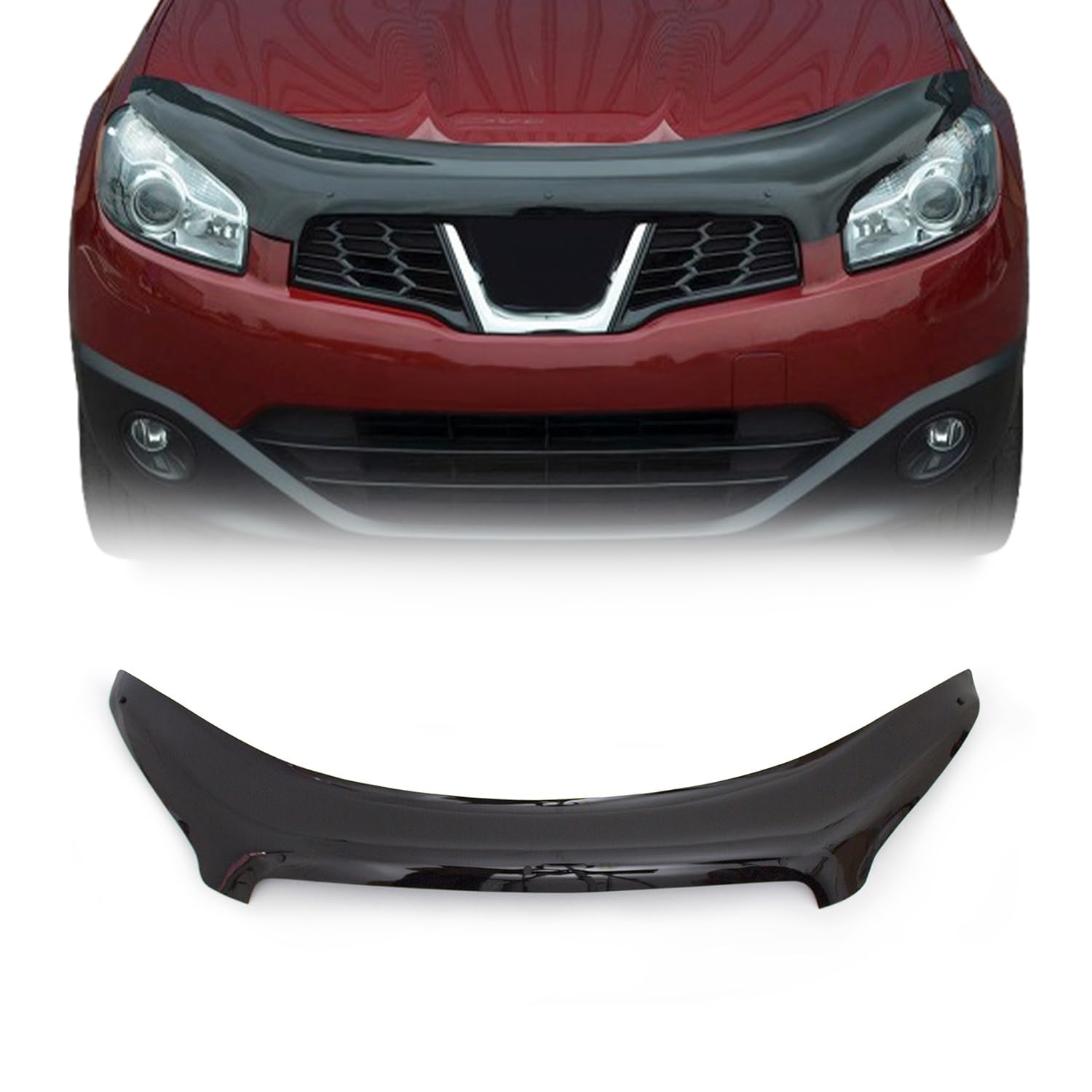 OMAC Motorhaube Deflektor Insekten für Nissan Qashqai +2 2008-2014 Steinschlagschutz OMAC Motorhaube Deflektor Insekten für Nissan Qashqai +2 2008-2014 Steinschlagschutz von OMAC