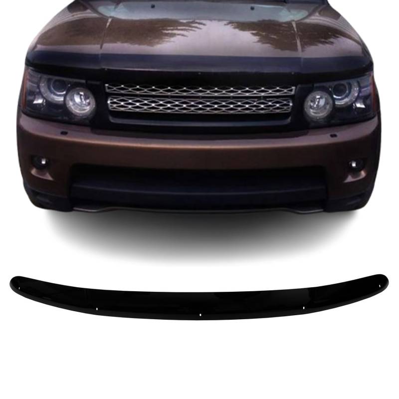 OMAC Motorhaube Deflektor Insekten kompatibel mit Land Rover Range Rover Sport 2009-2013 Dunkel von OMAC