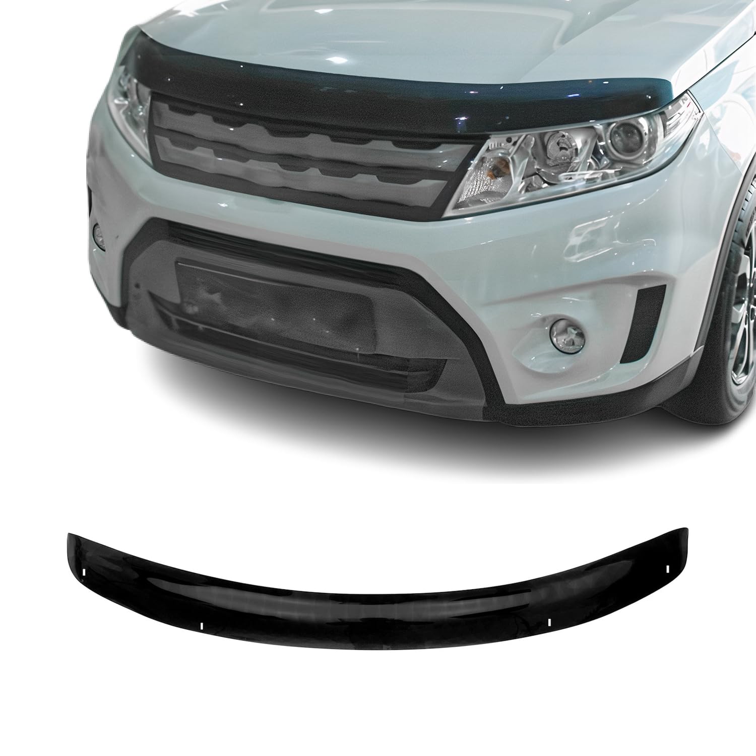 OMAC Motorhaube Deflektor Steinschlagschutz kompatibel mit Suzuki Vitara 2015-2023 Schwarz Abs OMAC Motorhaube Deflektor Steinschlagschutz kompatibel mit Suzuki Vitara 2015-2023 Schwarz Abs von OMAC