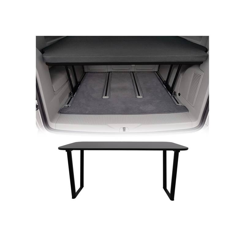 OMAC Multiflexboard Bettverlängerung Ablage kompatibel mit Mercedes Vito W447 2014-2025 Schwarz von OMAC