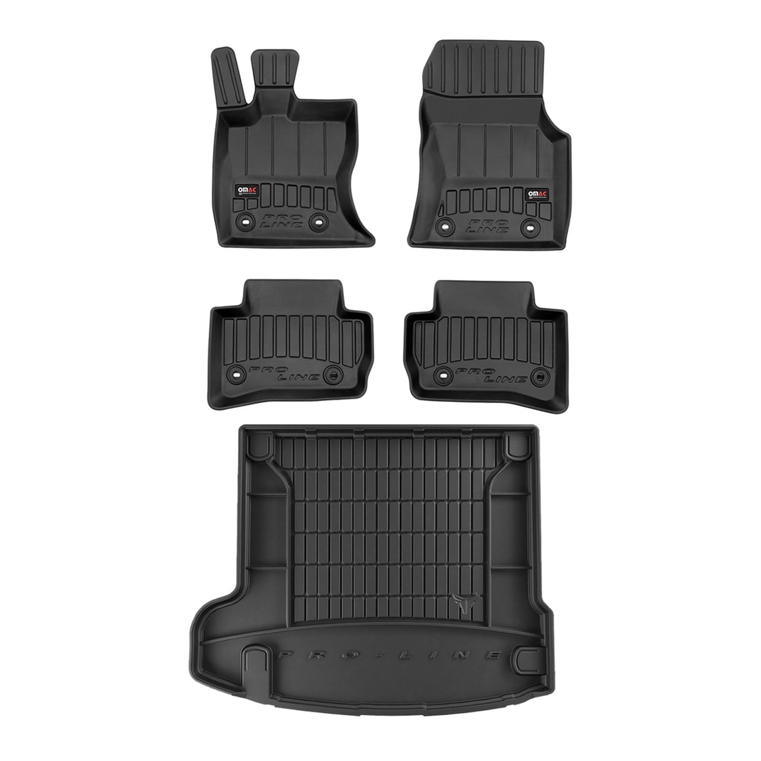 OMAC Fußmatten & Kofferraumwanne Set für Jaguar F-Pace 2016-2025 Gummi 5X OMAC Fußmatten & Kofferraumwanne Set für Jaguar F-Pace 2016-2025 Gummi 5X von OMAC