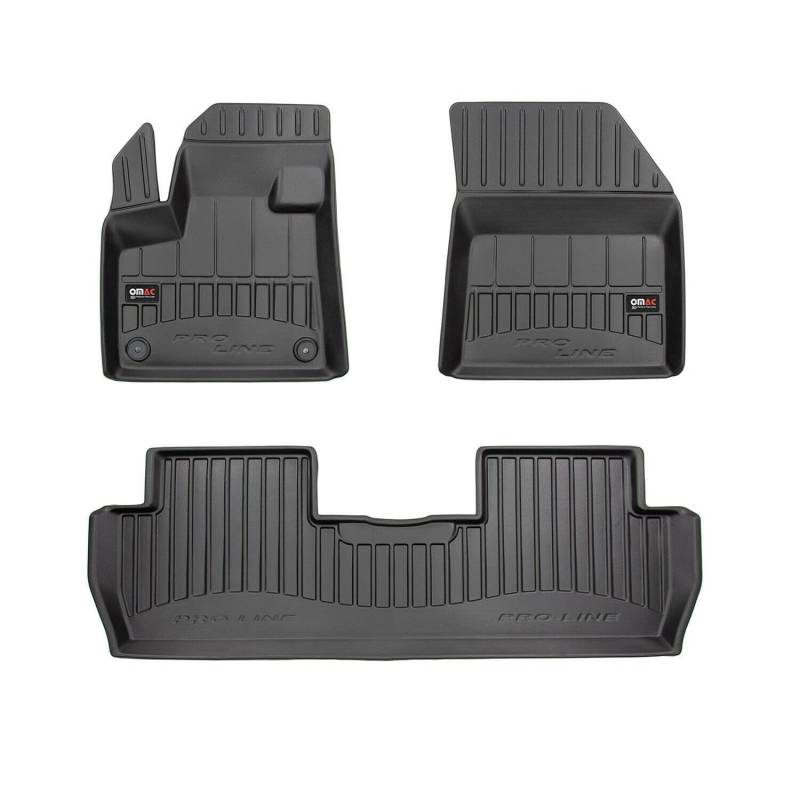 OMAC Gummi Fußmatten für Peugeot 5008 2017-2025 Premium TPE Automatten 3tlg von OMAC