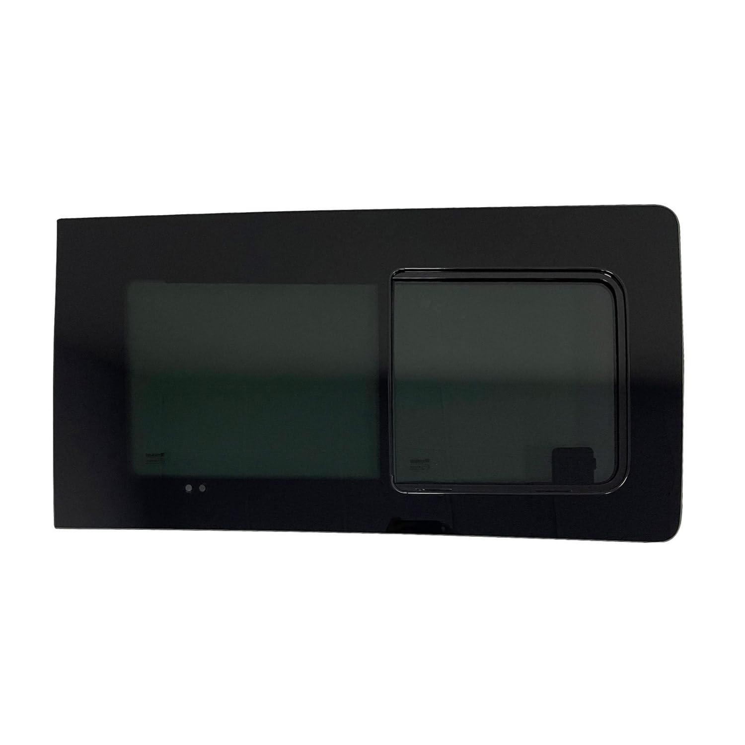 OMAC Seitenfenster Schiebefenster kompatibel mit Mercedes Vito W447 2014-2021 Rechts L2 L3| Auto Schwarz Dunkel Getöntes Glas Privatsphäre und Schutz von OMAC