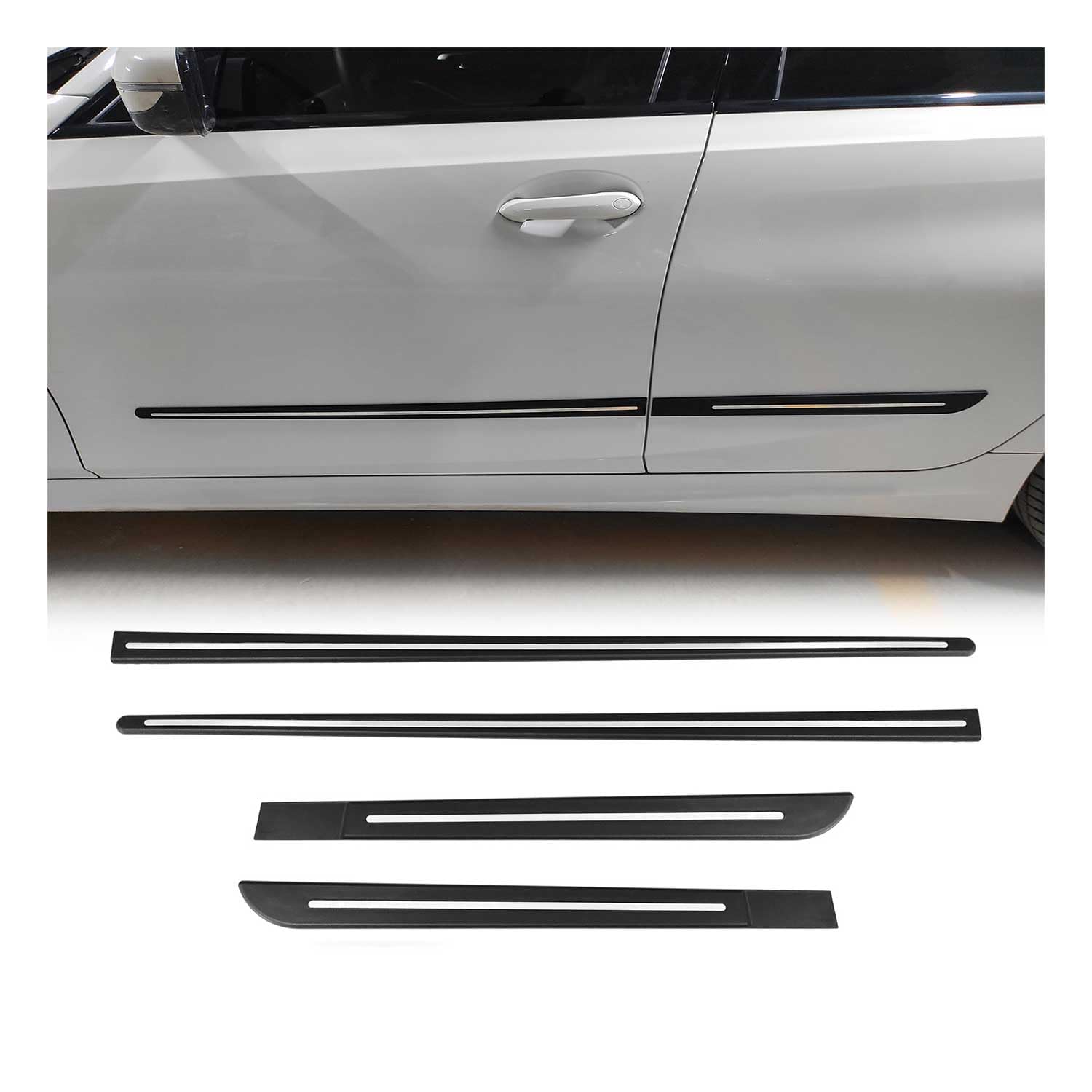 OMAC Seitentürleiste Türschutzleiste für Skoda Karoq 2017-25 Polypropylene Chrome 4X OMAC Seitentürleiste Türschutzleiste für Skoda Karoq 2017-25 Polypropylene Chrome 4X von OMAC