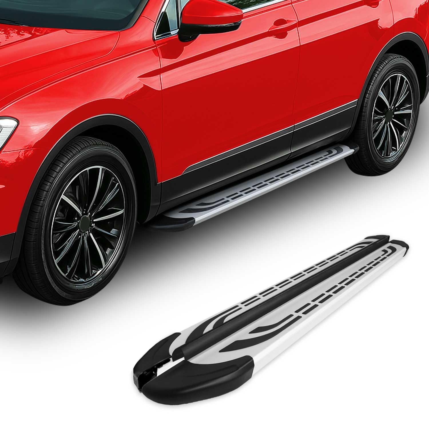 OMAC Trittbretter Seitenschweller für Volkswagen Tiguan 2024-2025 Grau Alu 2tlg OMAC Trittbretter Seitenschweller für Volkswagen Tiguan 2024-2025 Grau Alu 2tlg von OMAC