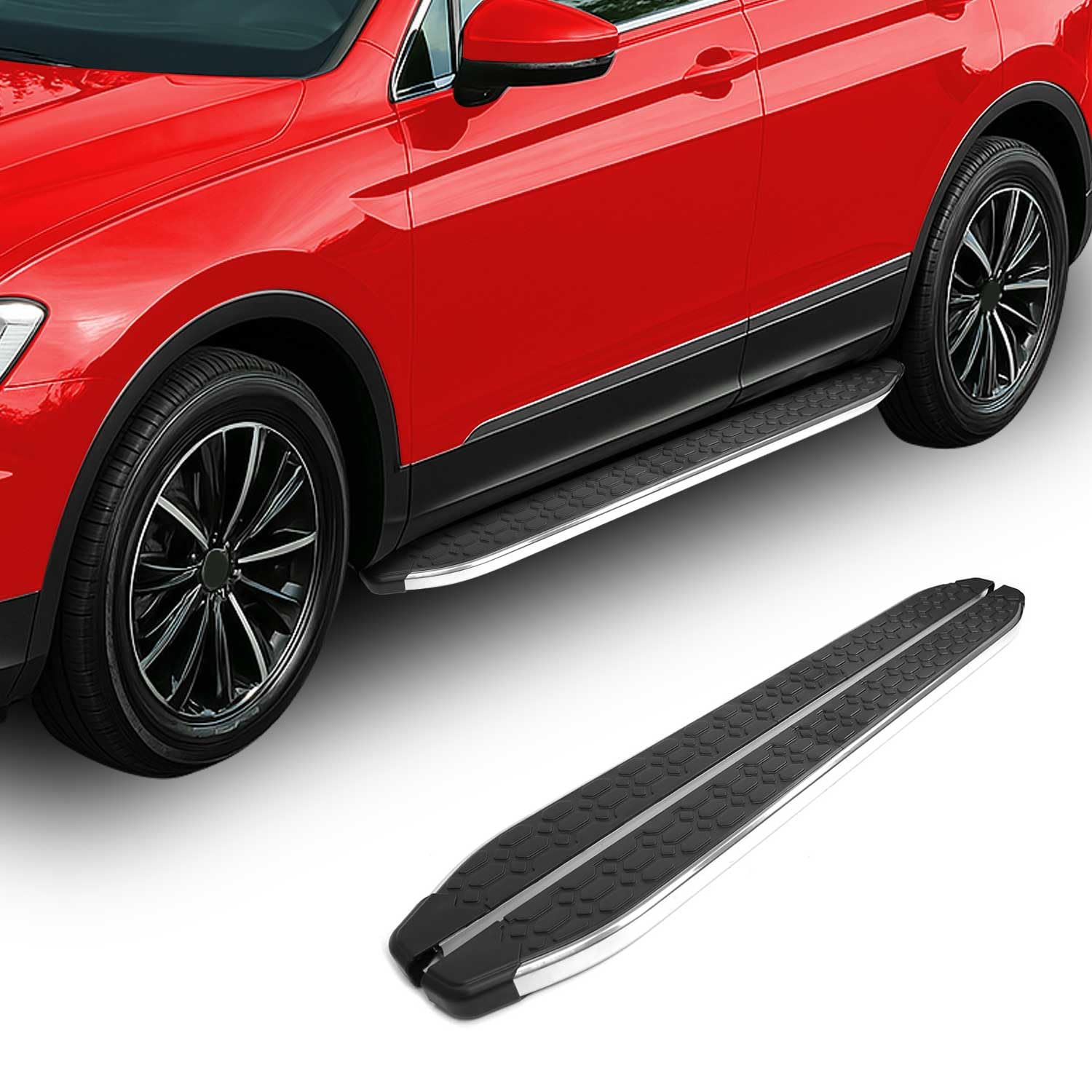 OMAC Trittbretter Seitenschweller kompatibel mit Mercedes GLK X204 2008-2015 Stahl Schwarz Grau OMAC Trittbretter Seitenschweller kompatibel mit Mercedes GLK X204 2008-2015 Stahl Schwarz Grau von OMAC