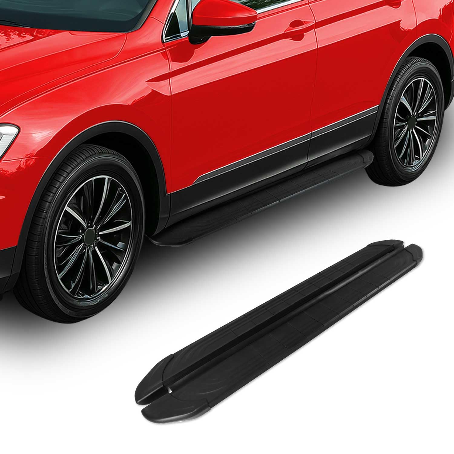 Trittbretter Seitenschweller für VW Caddy Maxi 2003-2020 Aluminium Schwarz 2tlg Trittbretter Seitenschweller für VW Caddy Maxi 2003-2020 Aluminium Schwarz 2tlg von OMAC