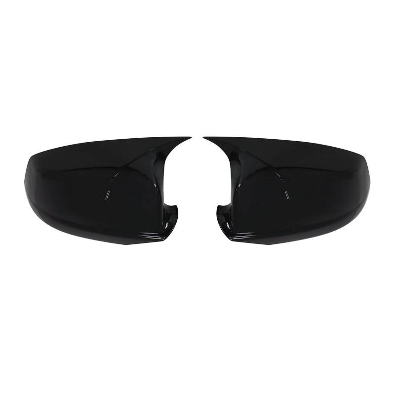 Spiegelkappen Außenspiegel kompatibel mit BMW 5er F07 F10 F11 F18 2010-2013 Schwarz Glanz von OMAC