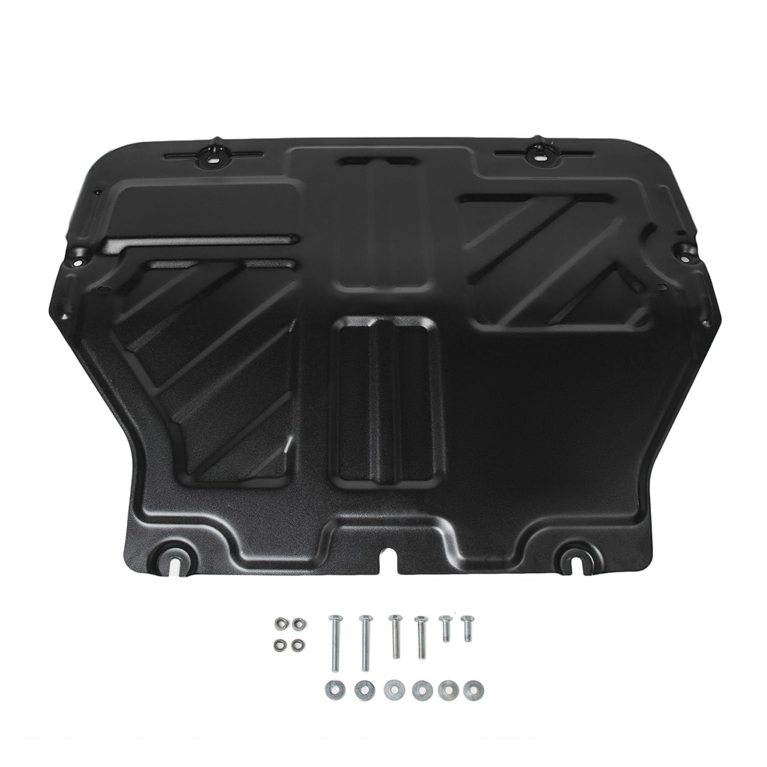 Unterfahrschutz Motorschutz Getriebeschutz kompatibel mit VW T6 T6.1 2015-2023 Einbausatz von OMAC