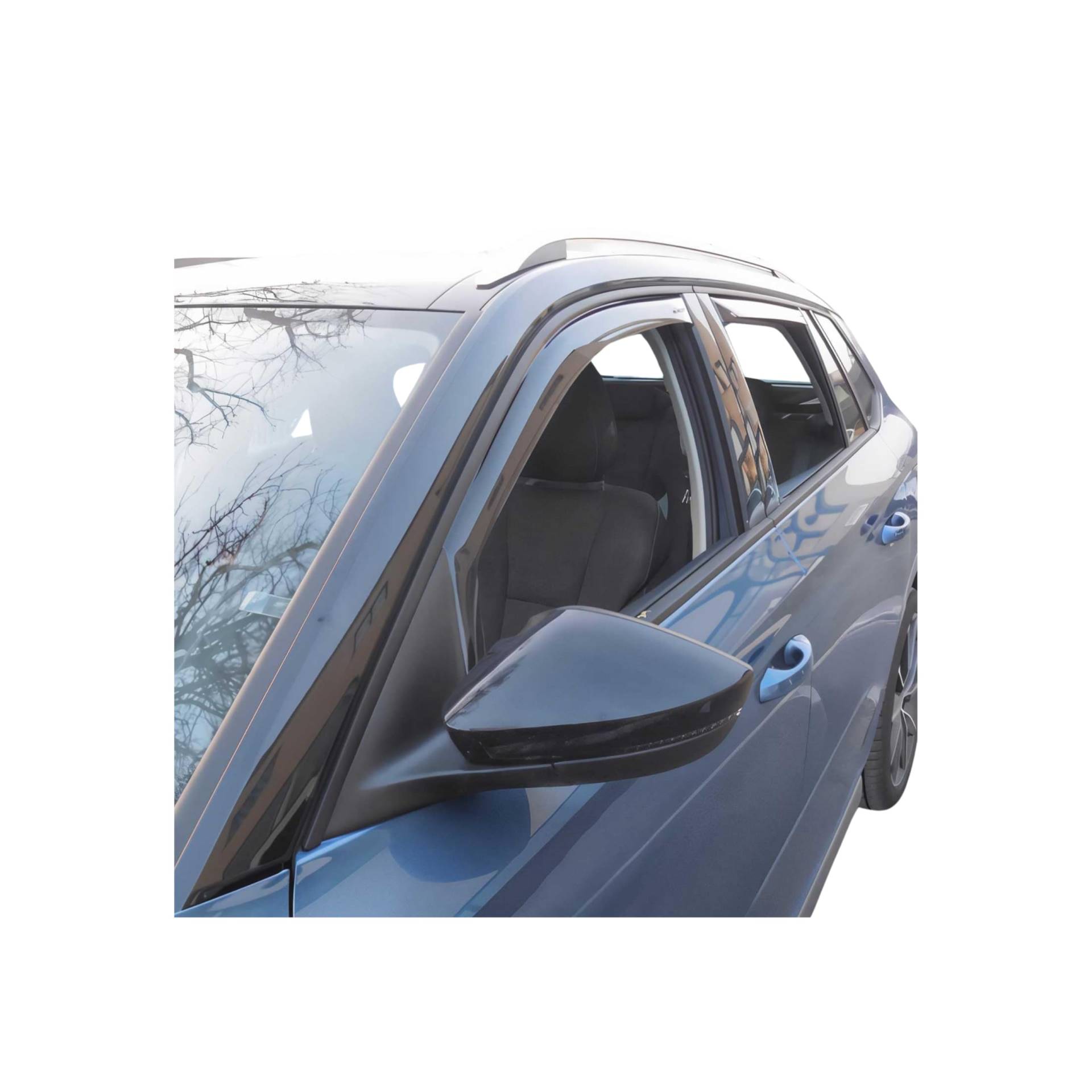 Windabweiser Regenabweiser Satz kompatibel mit Skoda Kamiq 2019-2023 Schwarz Windschutz 4X Windabweiser Regenabweiser Satz kompatibel mit Skoda Kamiq 2019-2023 Schwarz Windschutz 4X von OMAC