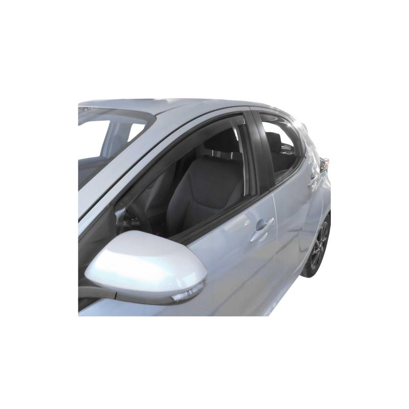Windabweiser Regenabweiser für Toyota Yaris 2020-2025 Dunkel Acryl 4tlg von OMAC
