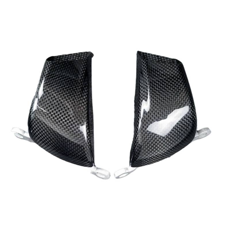 3K Carbon Fiber Vorderradbremse Luftkanal Bremssattel Kühlerabdeckung Motorradzubehör Kompatibel mit Ducati Panigale V4 V4S V4R Streetfighter(Plain Glossy) von OMEROPLIX