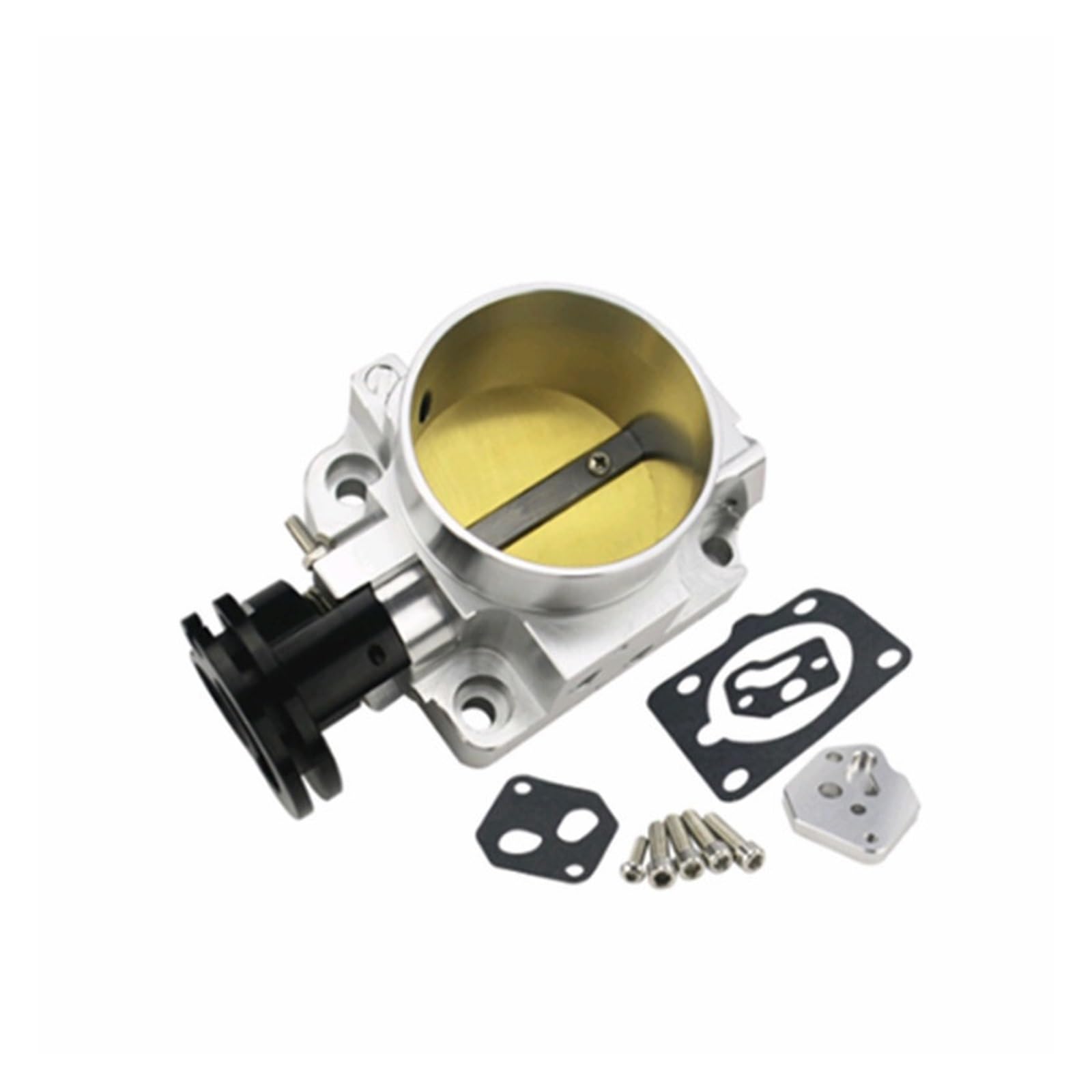64MM Aluminium Ansaugkrümmer Drosselklappengehäuse Kompatibel Mit Mazda MX5 Miata BP-4W BP-Z3 99-05(Silver) von OMEROPLIX