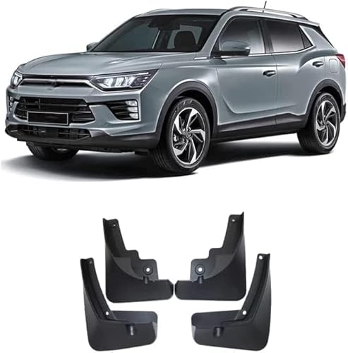 4 StüCk Auto SchmutzfäNger für SsangYong Korando 2011-2023, Schmutzfänger Vordere Hintere Spritzschutz Staubdicht Spritzfest Styling Zubehör 4 StüCk Auto SchmutzfäNger für SsangYong Korando 2011-2023, Schmutzfänger Vordere Hintere Spritzschutz Staubdicht Spritzfest Styling Zubehör von OMJDISA