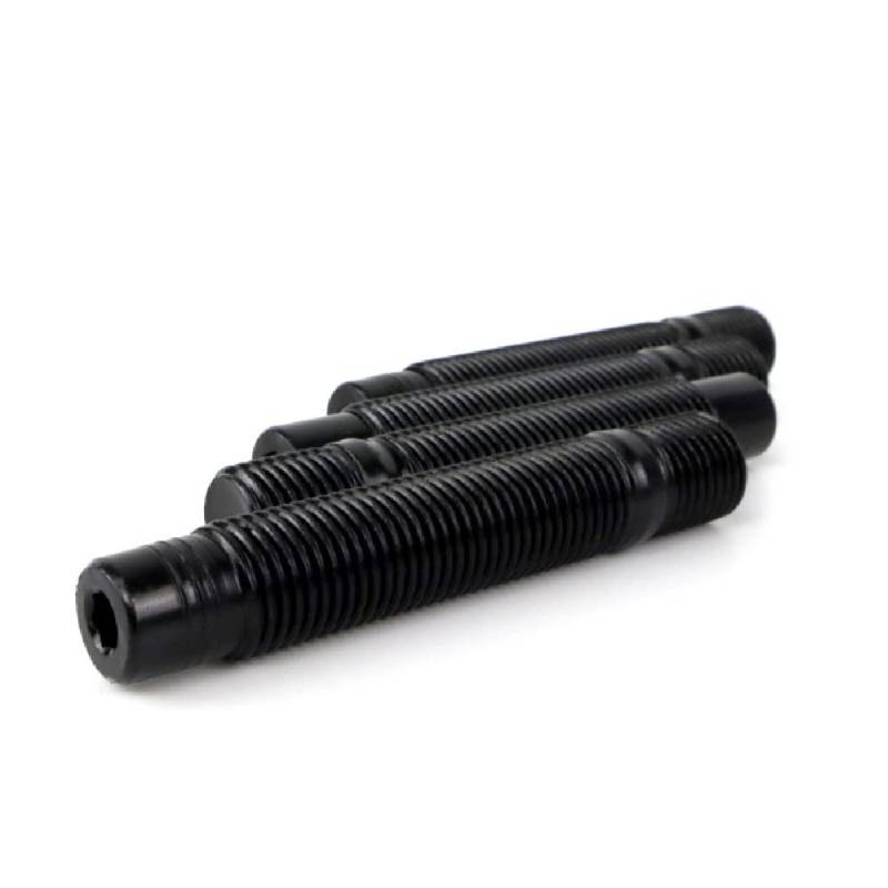 SATZ MIT 4 STEHBOLZEN FÜR AUTOFELGEN OMP M14X1.5 LÄNGE 100MM Schwarz von OMP