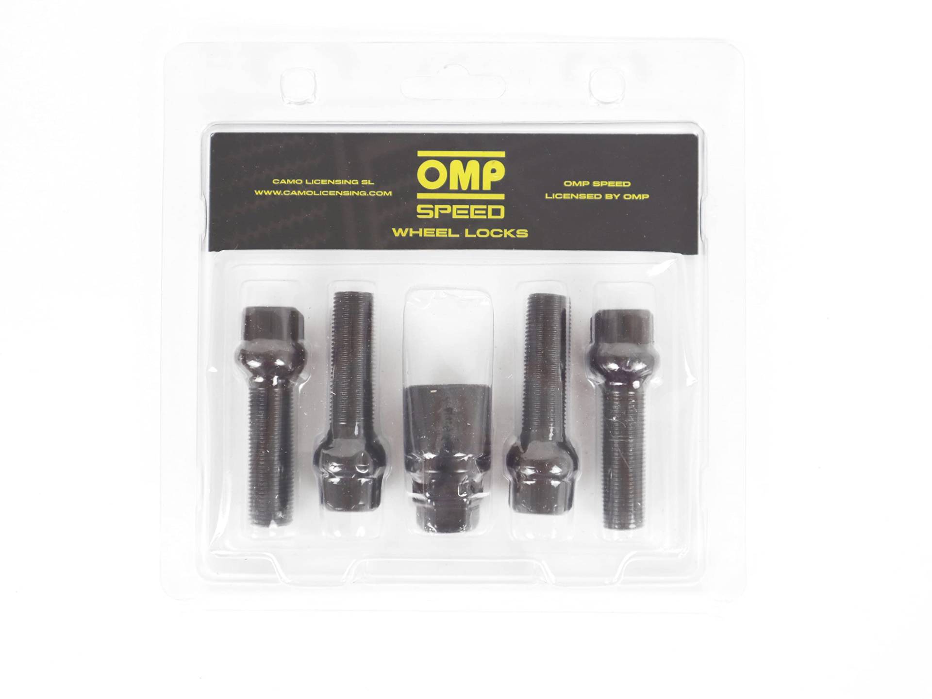 OMP SPEED SATZ VON 4 ANTI-DIEBSTAHL-SCHRAUBEN FELGEN M14X1.5 MIT GEWINDE LÄNGE 40MM KONISCHE FORM, SCHWARZ OMP SPEED SATZ VON 4 ANTI-DIEBSTAHL-SCHRAUBEN FELGEN M14X1.5 MIT GEWINDE LÄNGE 40MM KONISCHE FORM, SCHWARZ von OMP