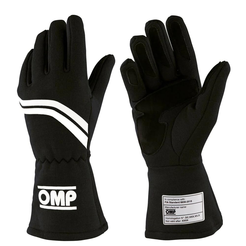 OMP Dijon Handschuhe My2021 schwarz Größe M FIA 8856-2018, OMP Dijon Handschuhe My2021 schwarz Größe M FIA 8856-2018, von OMP