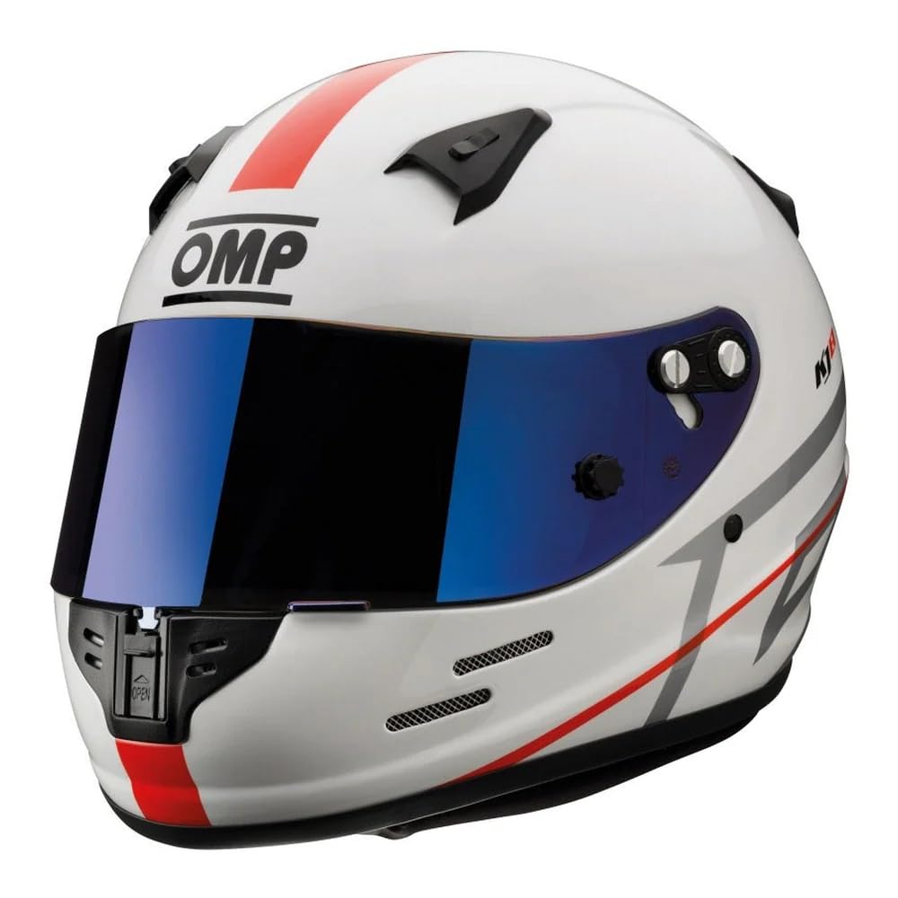 OMP KJ8 EVO CMR WEISS HELM XS KARTING, Weiß von OMP