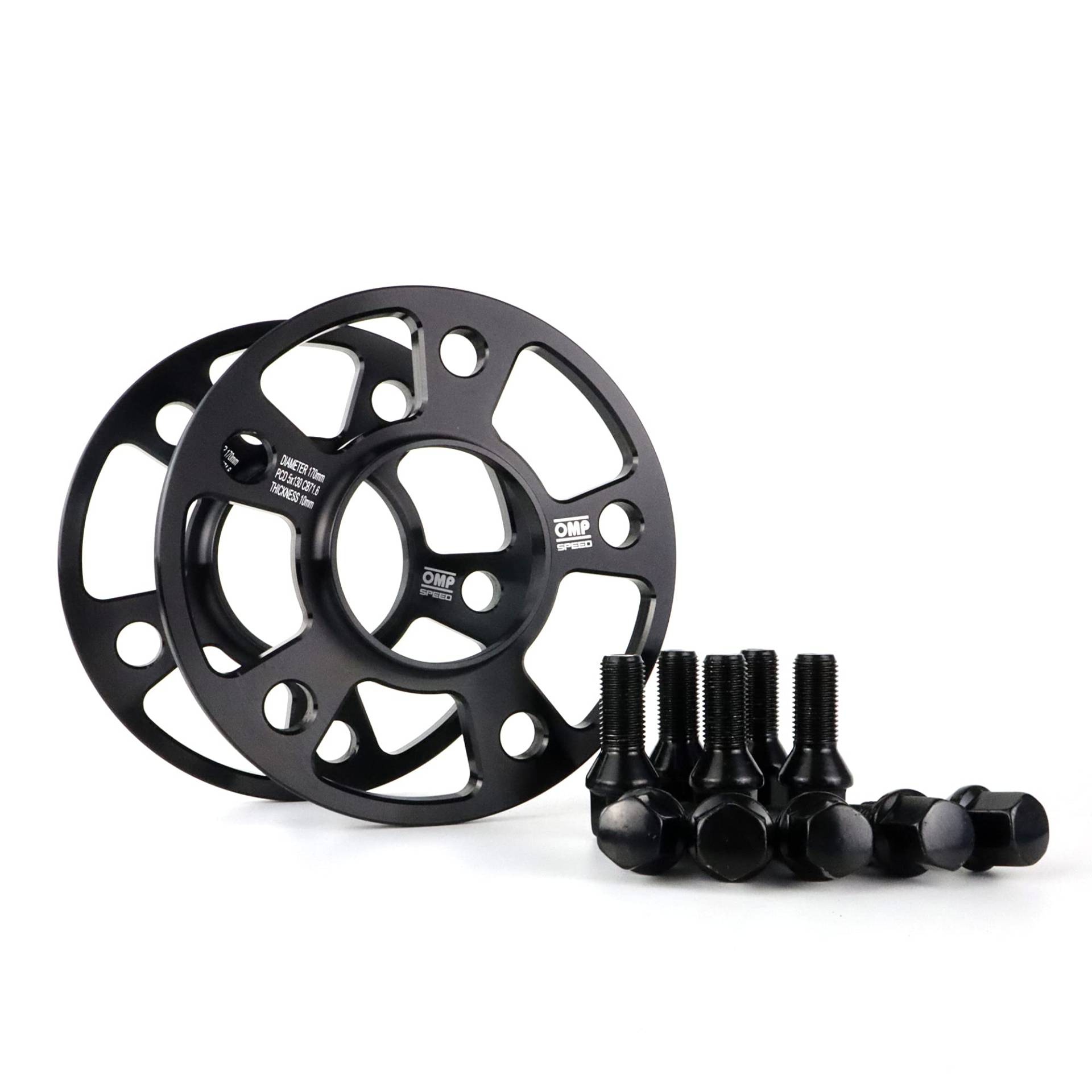 OMP LICENCIA Doppelte Abstandhalterung/Doppelte Befestigung PCD 5X130/5X130 Nabe 71,6 Breite 10 mm M14X1,5 Farbe Schwarz OMP LICENCIA Doppelte Abstandhalterung/Doppelte Befestigung PCD 5X130/5X130 Nabe 71,6 Breite 10 mm M14X1,5 Farbe Schwarz von OMP