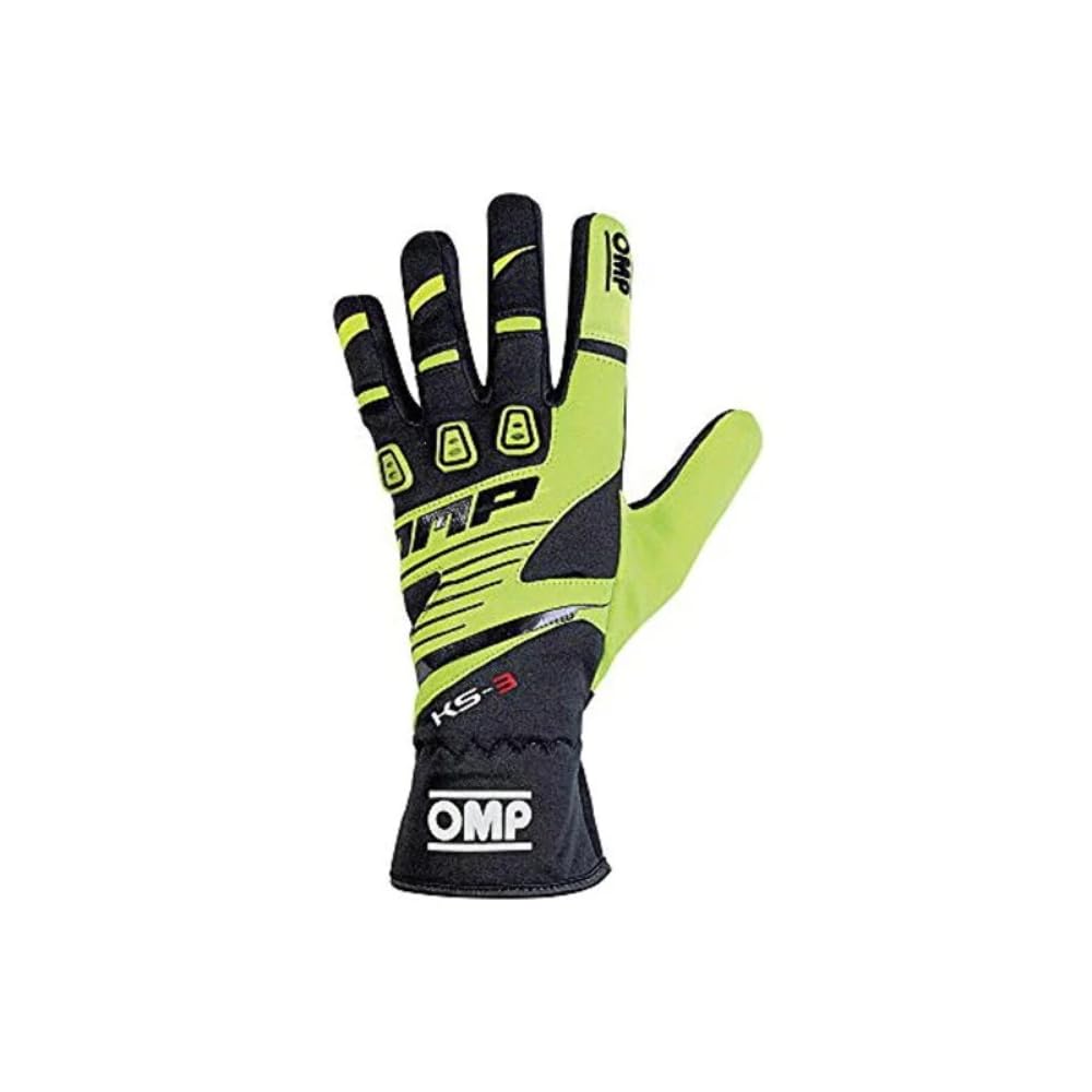 OMP OMPKK02743E059S Ks-3 Handschuhe My2018 Gelb/Schwarz Größe S von OMP