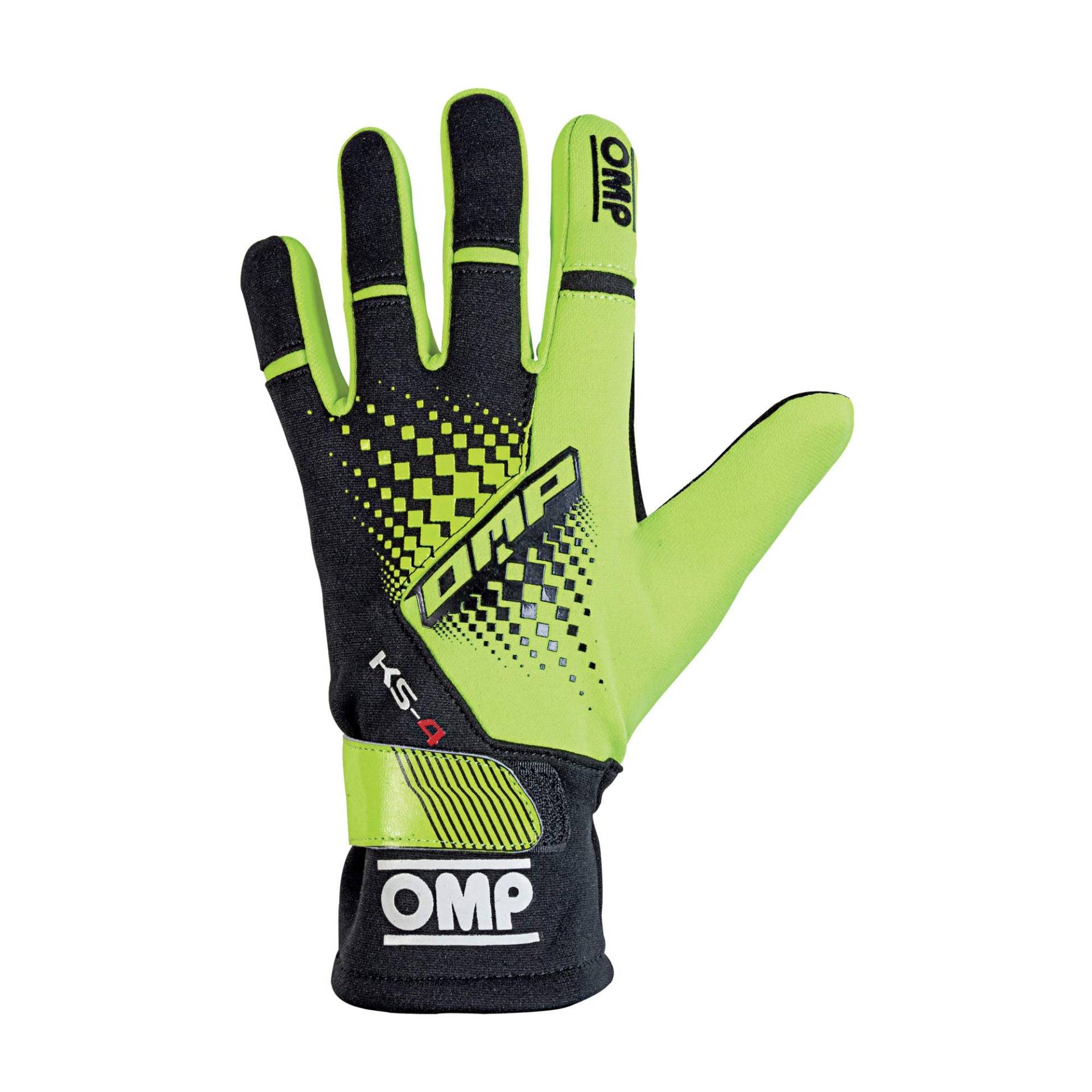 Omp OMPKK02744E059005 Ks-4 My2018 Handschuhe Size 5 schwarz/gelb von OMP