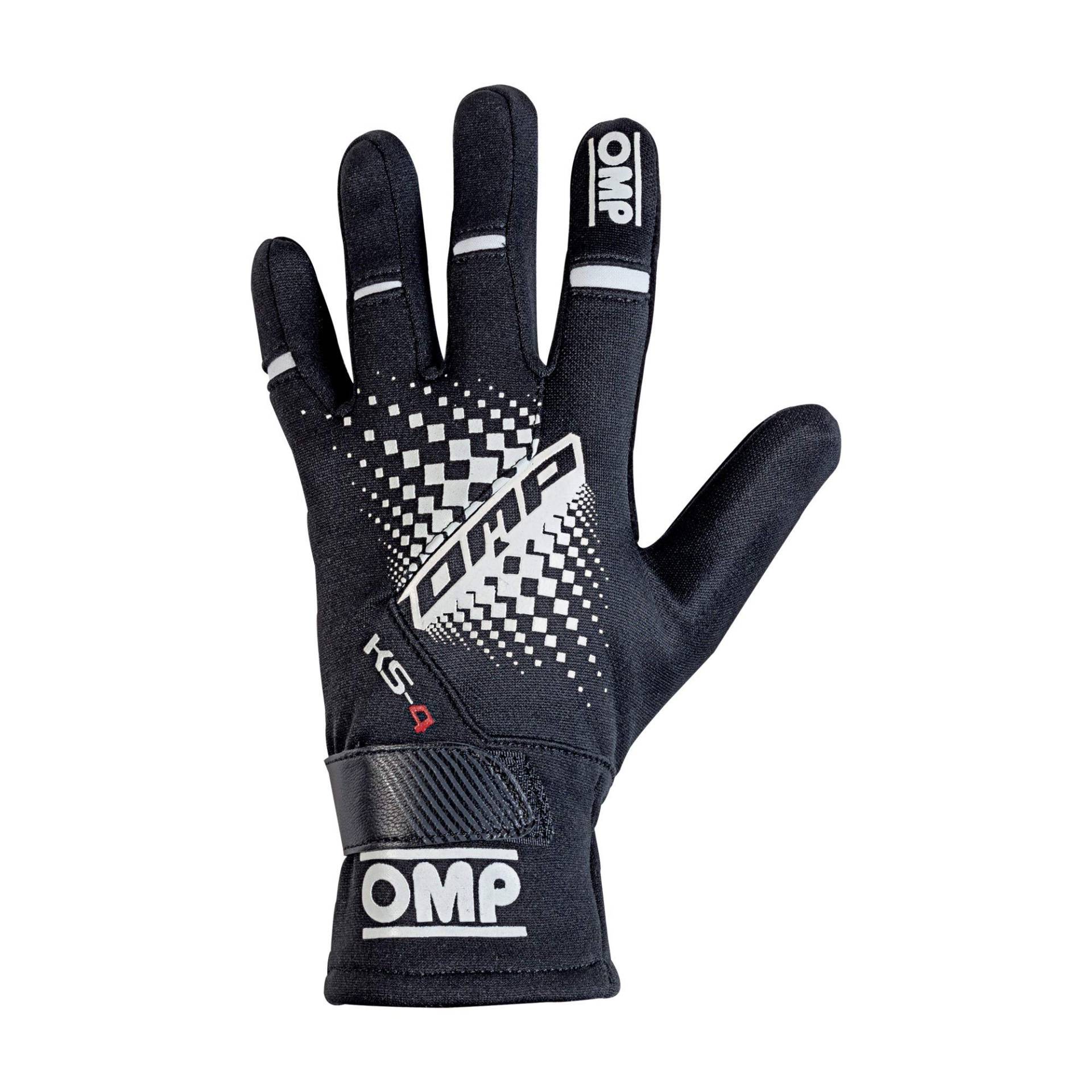 OMP OMPKK02744E071006 Ks-4 Handschuhe My2018 Size 6, schwarz / weiss von OMP