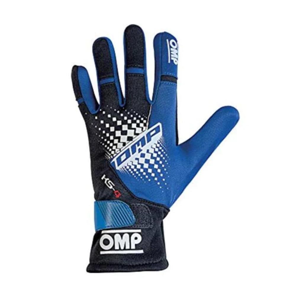 OMP OMPKK02744E146004 Ks-4 My2018 Handschuhe blau/schwarz Size 4,schwarz / blau von OMP