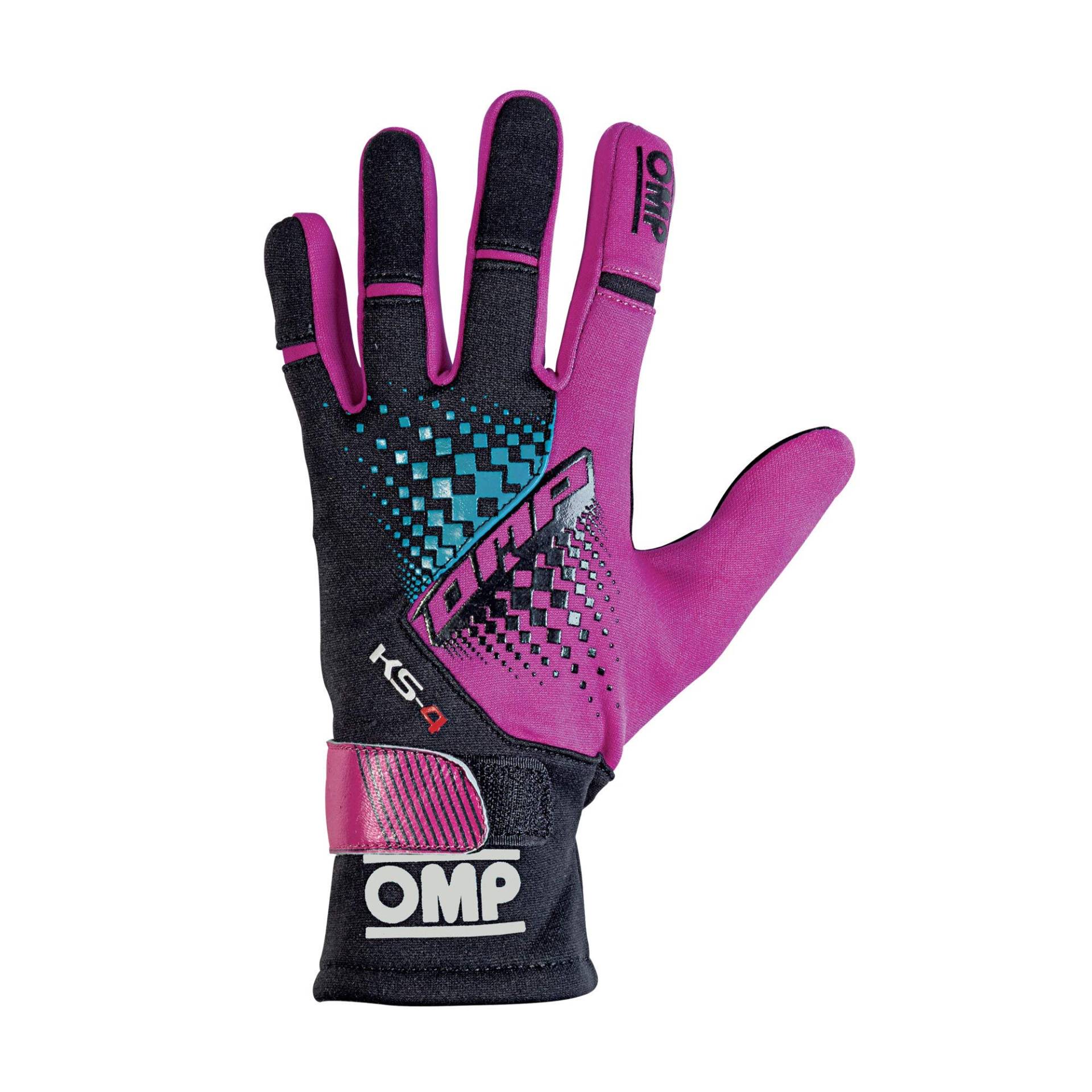Omp OMPKK02744E277005 Ks-4 Handschuhe My2018 Schwarz/Magenta Size 5 von OMP