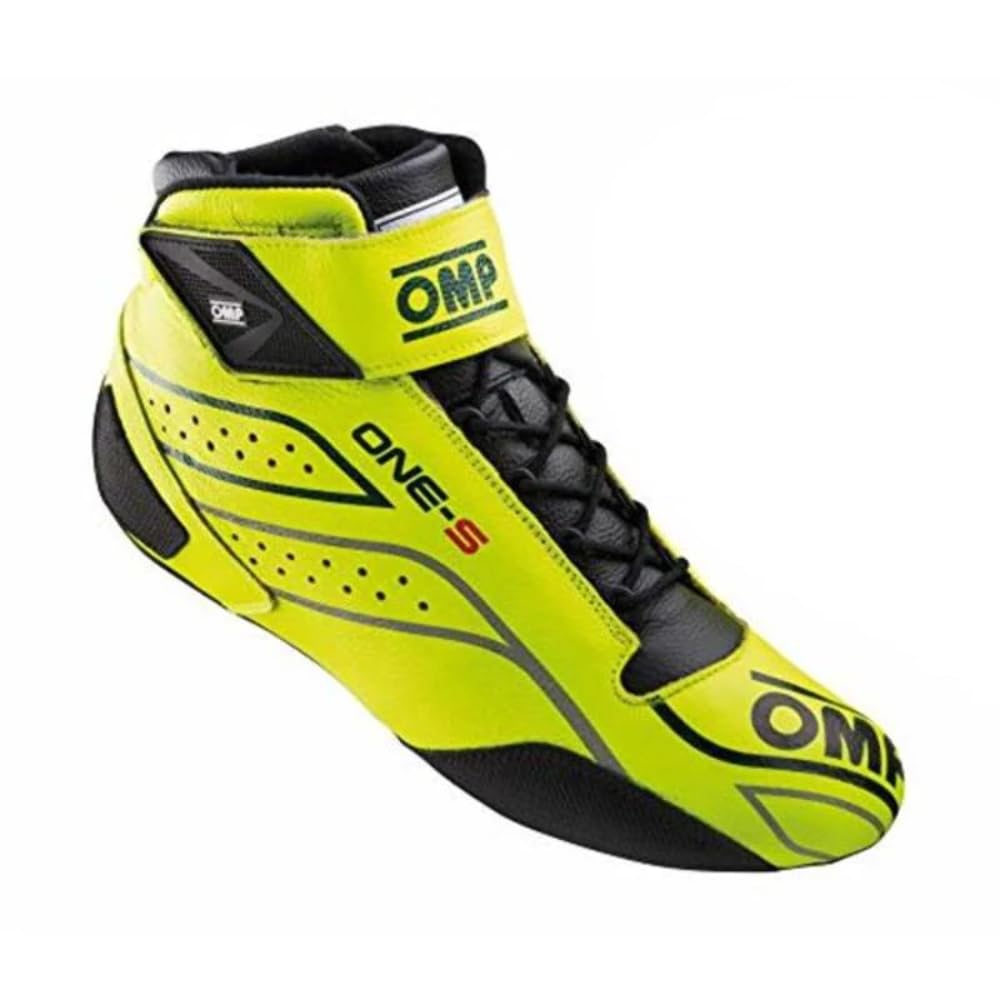 OMP ONE-S FLUO SCHUHE GELB/SCHWARZ/GRAU GR. 46 FIA 8856-2018 46 EU OMP ONE-S FLUO SCHUHE GELB/SCHWARZ/GRAU GR. 46 FIA 8856-2018 46 EU von OMP