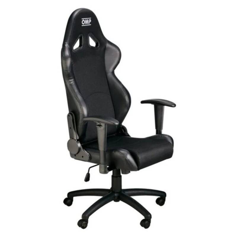 Omp Bürostuhl mit Armlehne Airnet Fabric Schwarz Gaming Stuhl Schreibtischstuhl Chefsessel Racingstuhl Gaming von OMP