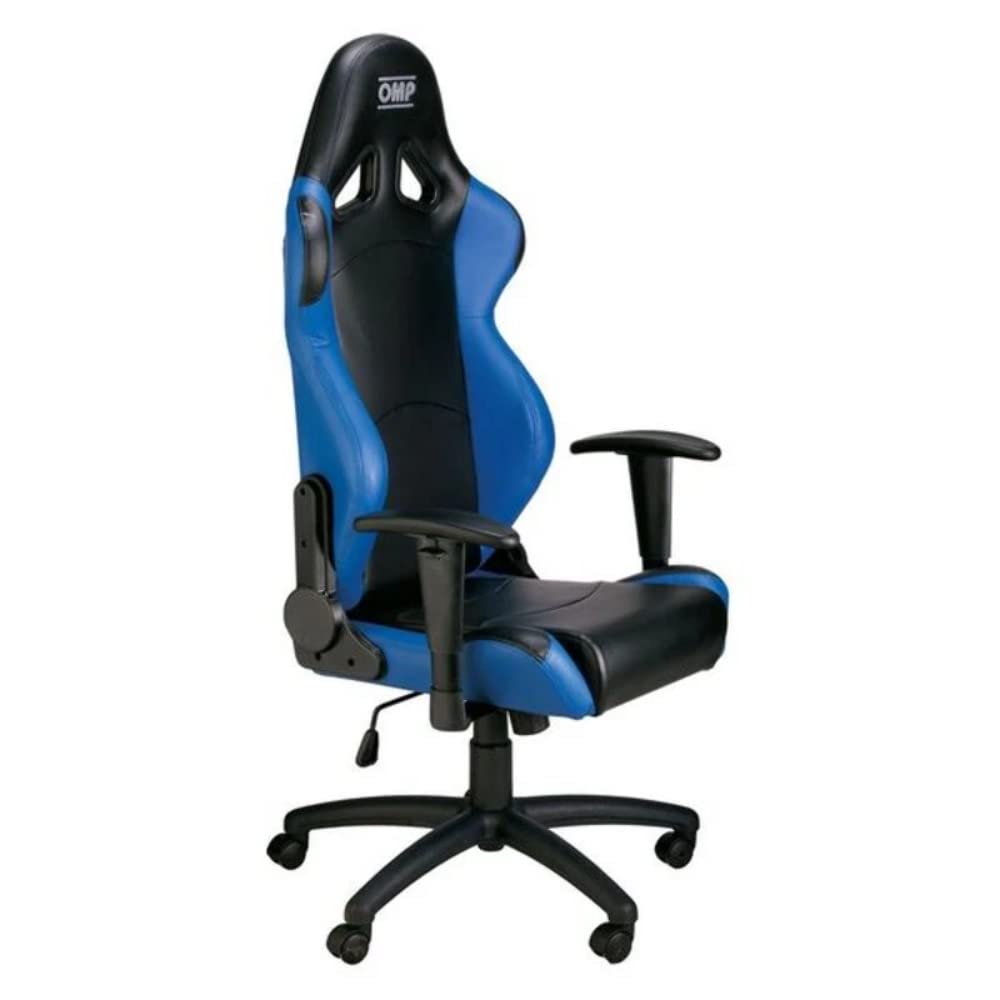 Omp Bürostuhl mit Armlehne Gaming Stuhl Schreibtischstuhl Chefsessel Racingstuhl Gaming, Schwarz/Blau Omp Bürostuhl mit Armlehne Gaming Stuhl Schreibtischstuhl Chefsessel Racingstuhl Gaming, Schwarz/Blau von OMP