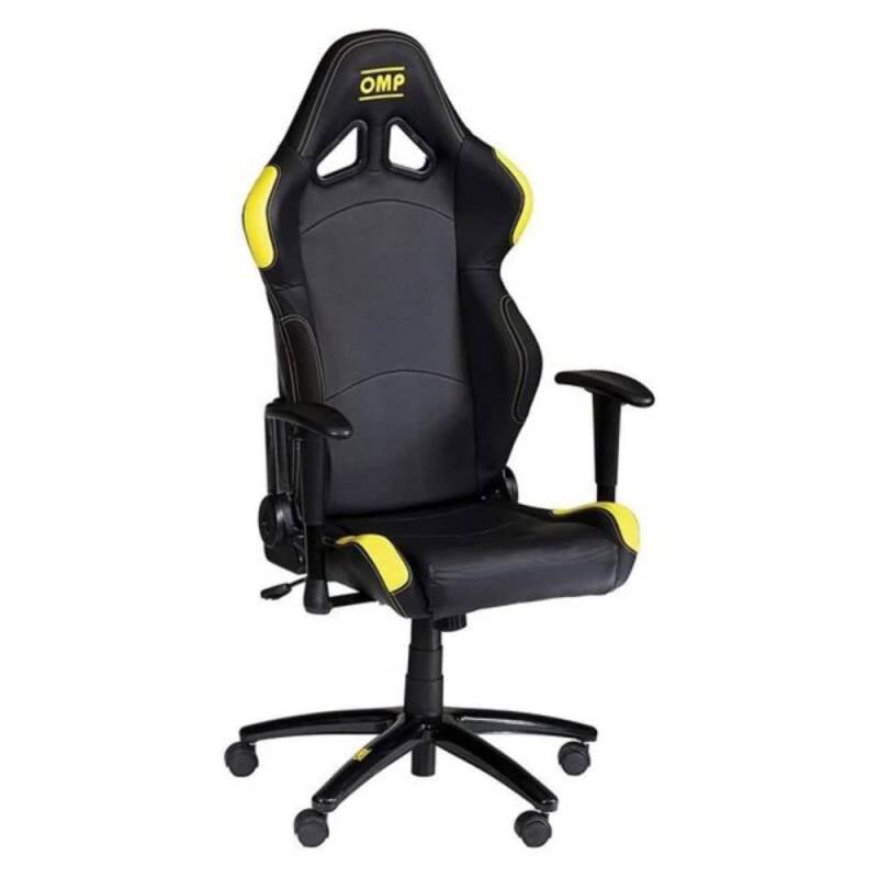 Omp Bürostuhl mit Armlehne Schwarz / Gelb Gaming Stuhl Schreibtischstuhl Chefsessel Racingstuhl Gaming von OMP