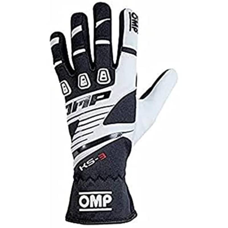 Omp OMPKK02743E076006 My2018 Ks-3-Handschuhe Schwarz/Weiß Size 6 von OMP