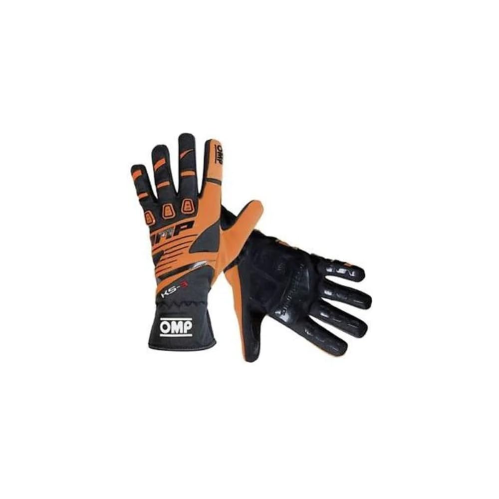 OMP OMPKK02743E096S Ks-3 Handschuhe My2018 schwarz / orange Größe S von OMP