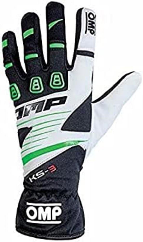 Omp OMPKK02743E270XL My2018 Ks-3 Handschuhe Schwarz/W/Grün Size XL von OMP