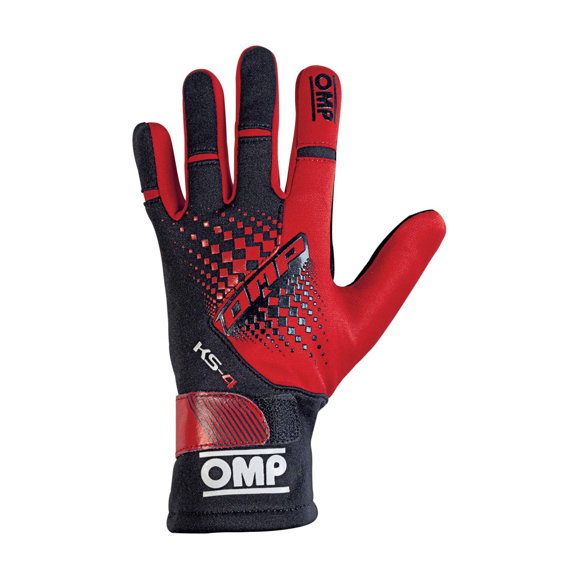 Omp OMPKK02744E060004 Ks-4 My2018 Handschuhe Rot/Schwarz Size 4 von OMP