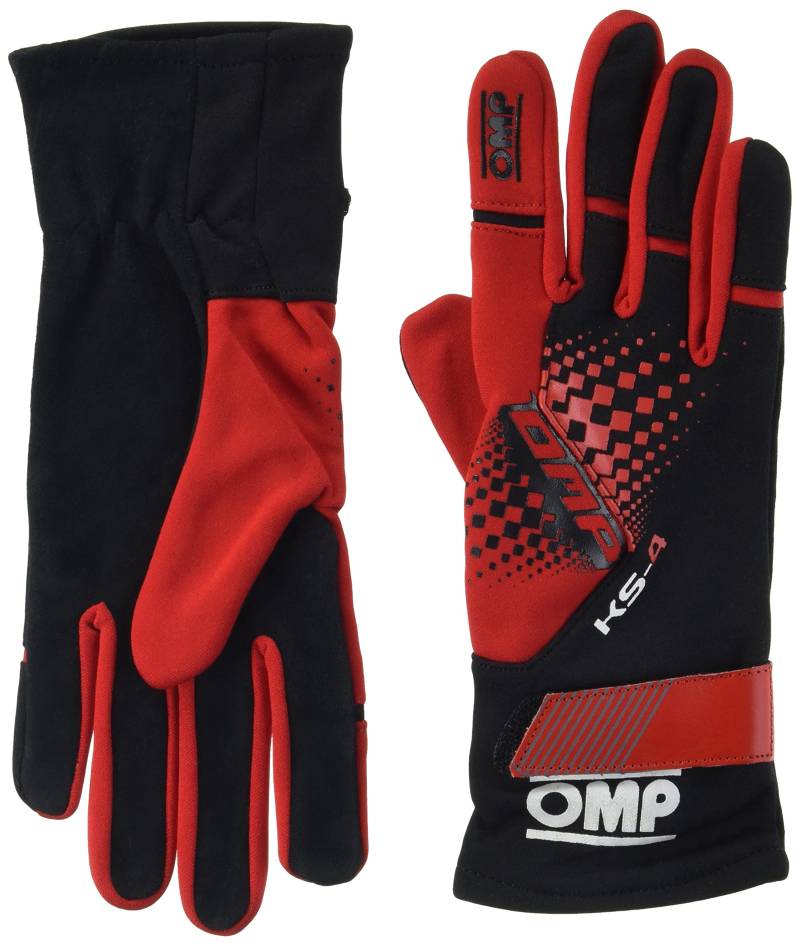 Omp OMPKK02744E060XS Ks-4 My2018 Handschuhe Rot/Schwarz Gr Xs von OMP