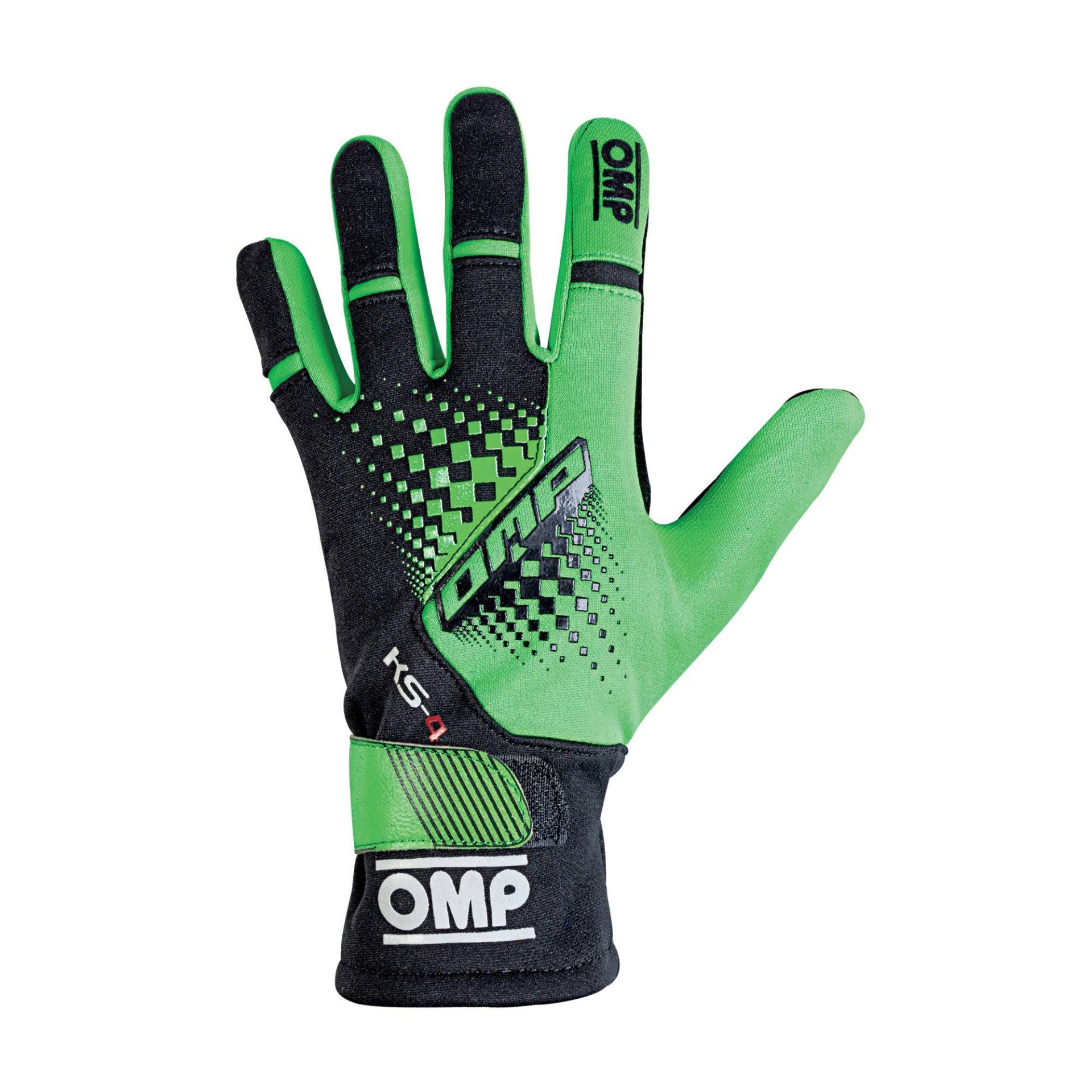 Omp OMPKK02744E231004 Ks-4 Handschuhe My2018 Grün/Schwarz Size 4 von OMP
