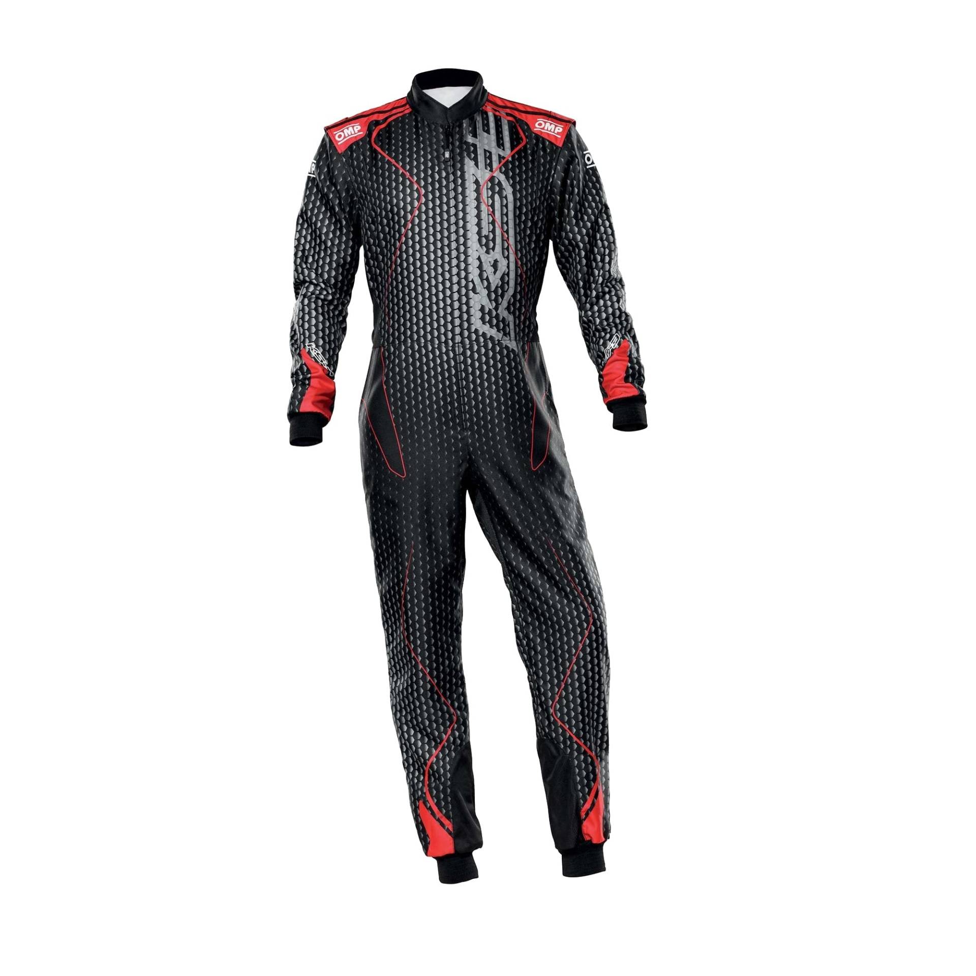 Omp Overall KS-3R Art Kart Overall (for Kids) Schwarz/Rot, Größe 150 (Kids) von OMP