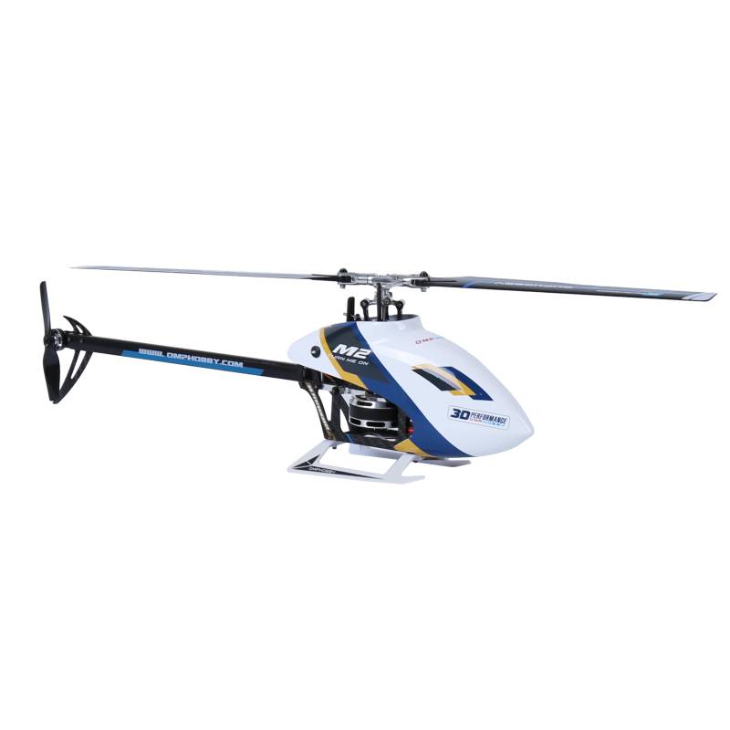 OMPHOBBY M2 EVO MK2 RC Helikopter für Erwachsene Dual Brushless Motoren Direktantrieb 6CH Hubschrauber Ferngesteuert Outdoor, 3D Fernsteuerung Flugzeug Neu Aufgerüstet Mini Drohne PNP Weiß von OMPHOBBY