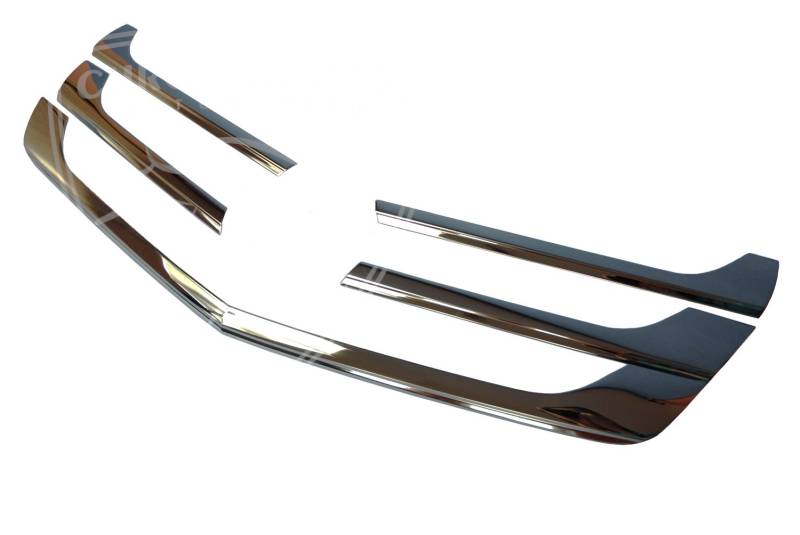 OMAC Kühlergrill Leisten Grillleisten kompatibel mit Mercedes Sprinter W906 2013-2018 Chrom 5X von OMAC