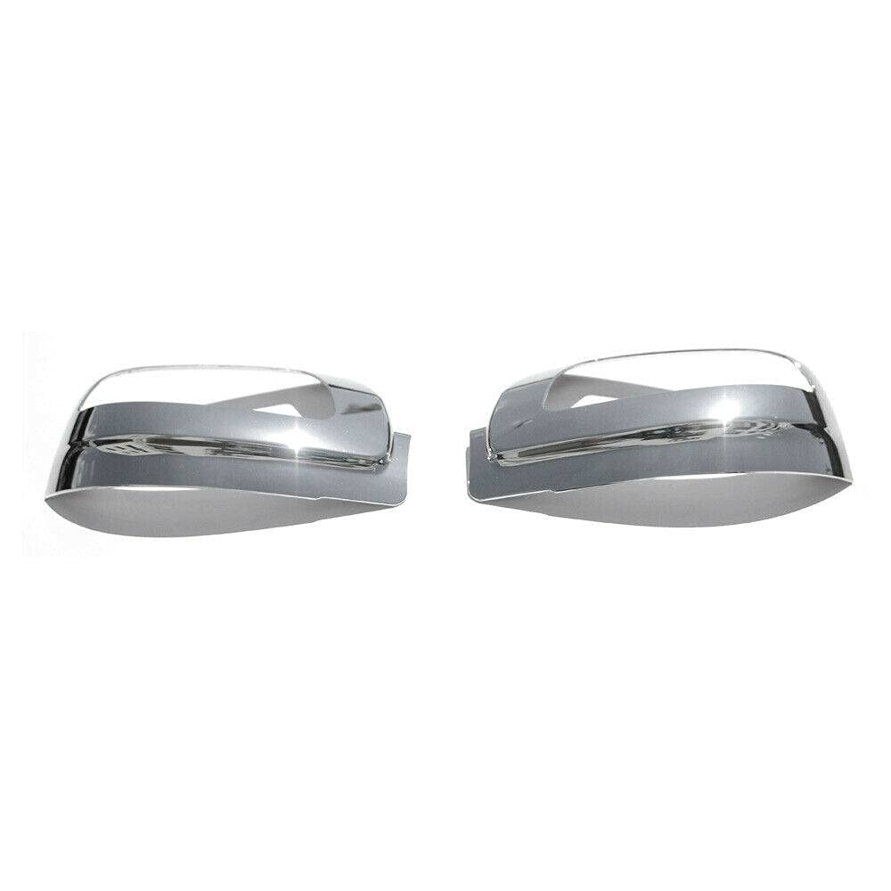 Spiegelkappen Spiegelabdeckung Leiste Kompatibel mit Vito W639 2010-2014 | 2 tlg Auto Rückspiegel Spiegelblenden Abdeckung aus Chrom ABS von OMTEC
