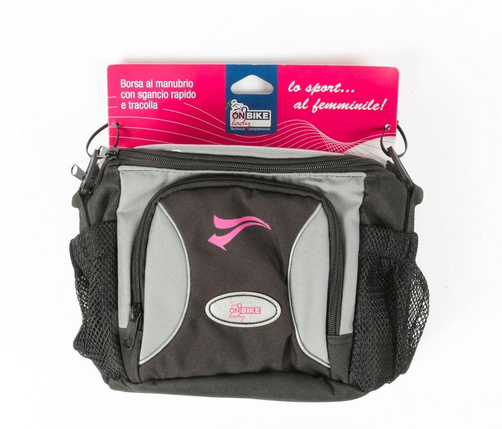 ON BIKE LADY - Lenkertasche mit Schnellverschluss | Bequemes Fahrradzubehör | Maße: 10x10x10 cm | Hauptbestandteil: mehrere Bestandteile, Nero - Grigio, Einheitsgröße ON BIKE LADY - Lenkertasche mit Schnellverschluss | Bequemes Fahrradzubehör | Maße: 10x10x10 cm | Hauptbestandteil: mehrere Bestandteile, Nero - Grigio, Einheitsgröße von ON BIKE