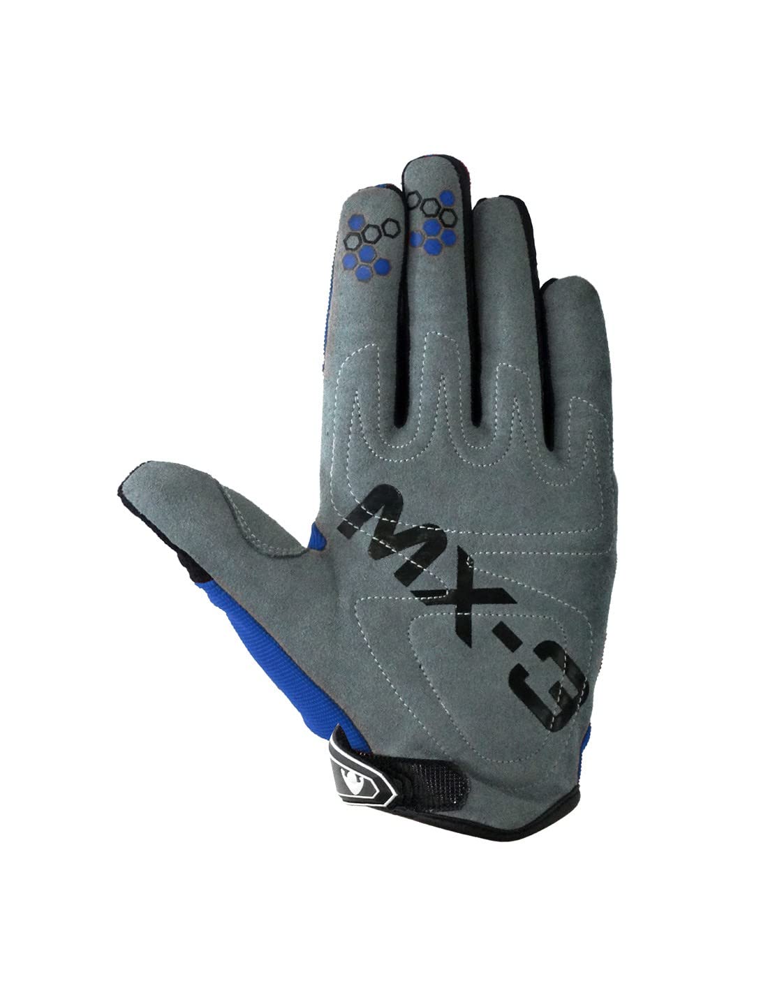 ON BOARD Cross-Handschuhe MX3, Unisex, XS, Blau/Gelb/Weiß von ON BOARD