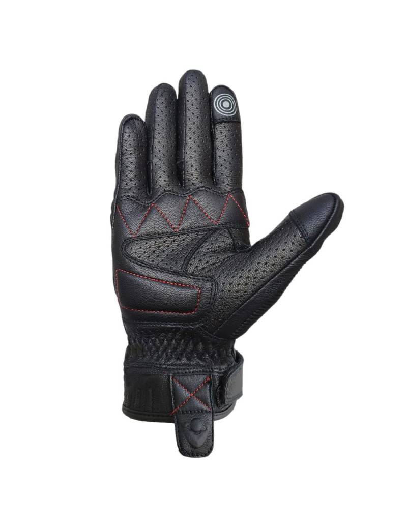 ON BOARD Handschuhe Vint Air, Unisex, M, schwarzes Leder von ON BOARD