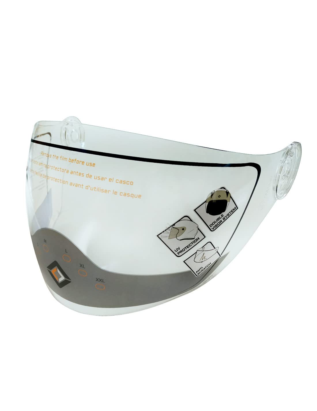 ON BOARD Level Helmets LuP1, Unisex, Standard, transparent von ON BOARD